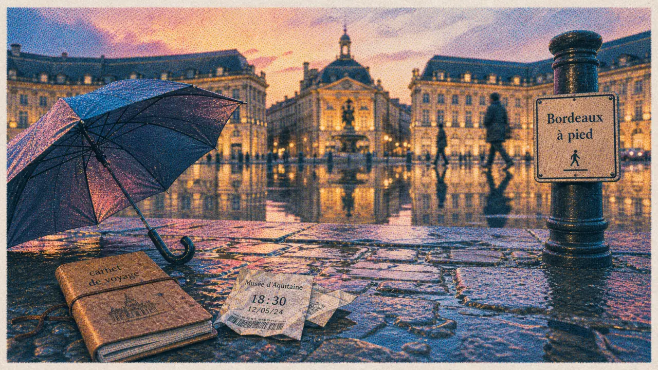 Activités Bordeaux à pied : Place de la Bourse et Miroir d’eau