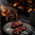 Brut restaurant Bordeaux : barbecue Binchotan à 1000°C