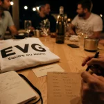 Enterrement de vie de garcon, idées EVG sur une table d’organisation