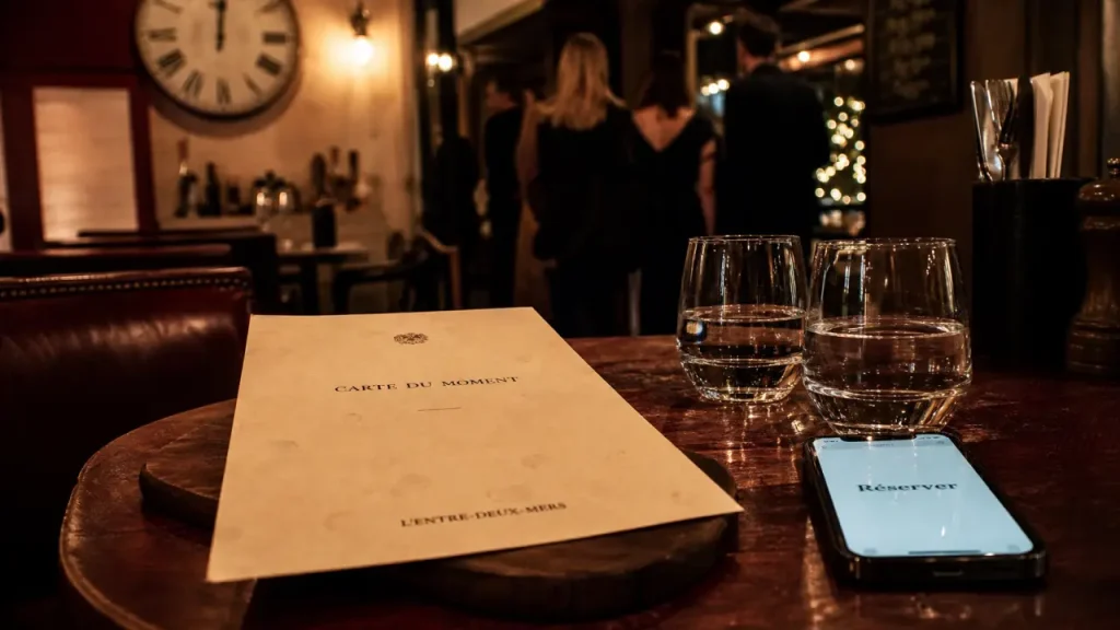 Le xaintrailles restaurant bordeaux : carte du moment avant de réserver en salle