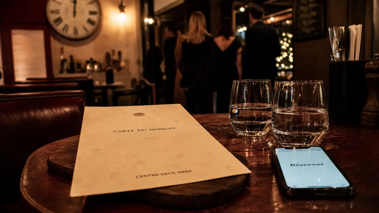 Le xaintrailles restaurant bordeaux : carte du moment avant de réserver en salle