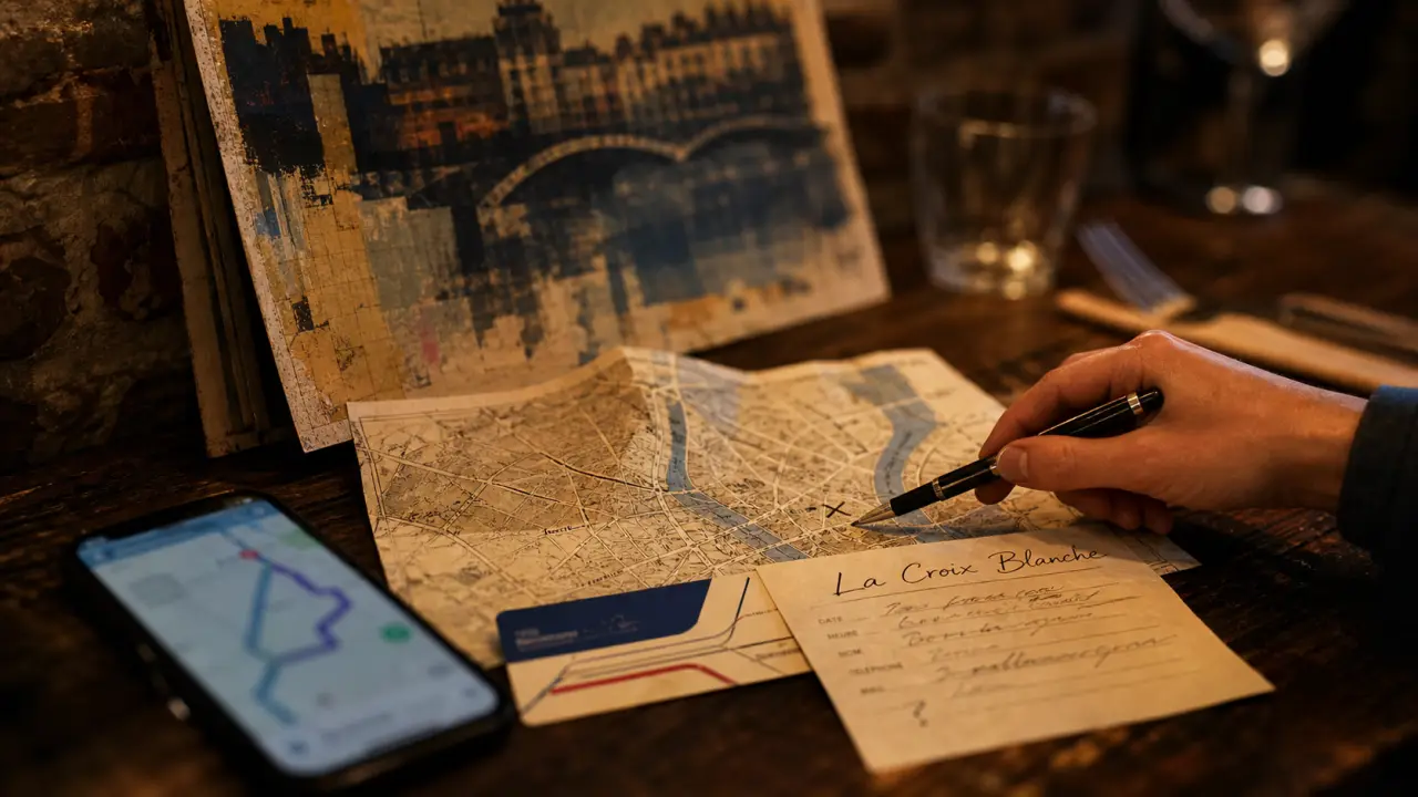 restaurant la croix blanche bordeaux : carte et réservation sur table