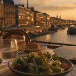 Restaurant quai Bordeaux au bord de la Garonne, brunch à 11h