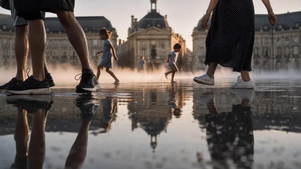 Visiter le miroir d’eau Bordeaux : reflets brume sur les quais