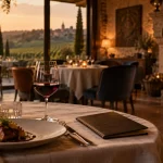 Belles perdrix à Saint-Émilion : salle gastronomique entre vignes