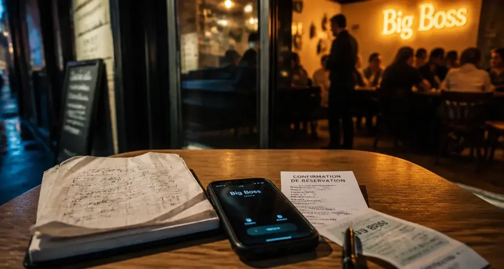 Big Boss restaurant bordeaux : réservation et ticket devant le restaurant