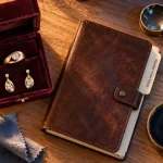 Bijoux Bordeaux : bague et boucles sur écrin velours bordeaux