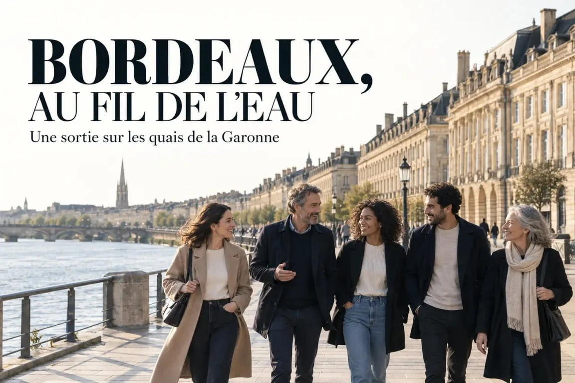 TMS Bordeaux pour sortir à Bordeaux et rencontrer de nouvelles personnes sur les quais de la Garonne