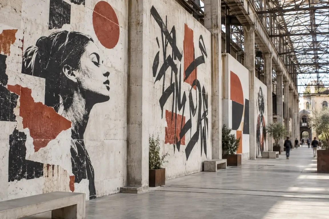Fresques et techniques de street art à Bordeaux à Darwin