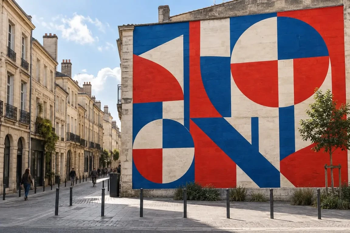 Street art à Bordeaux aux Chartrons près du M.U.R.