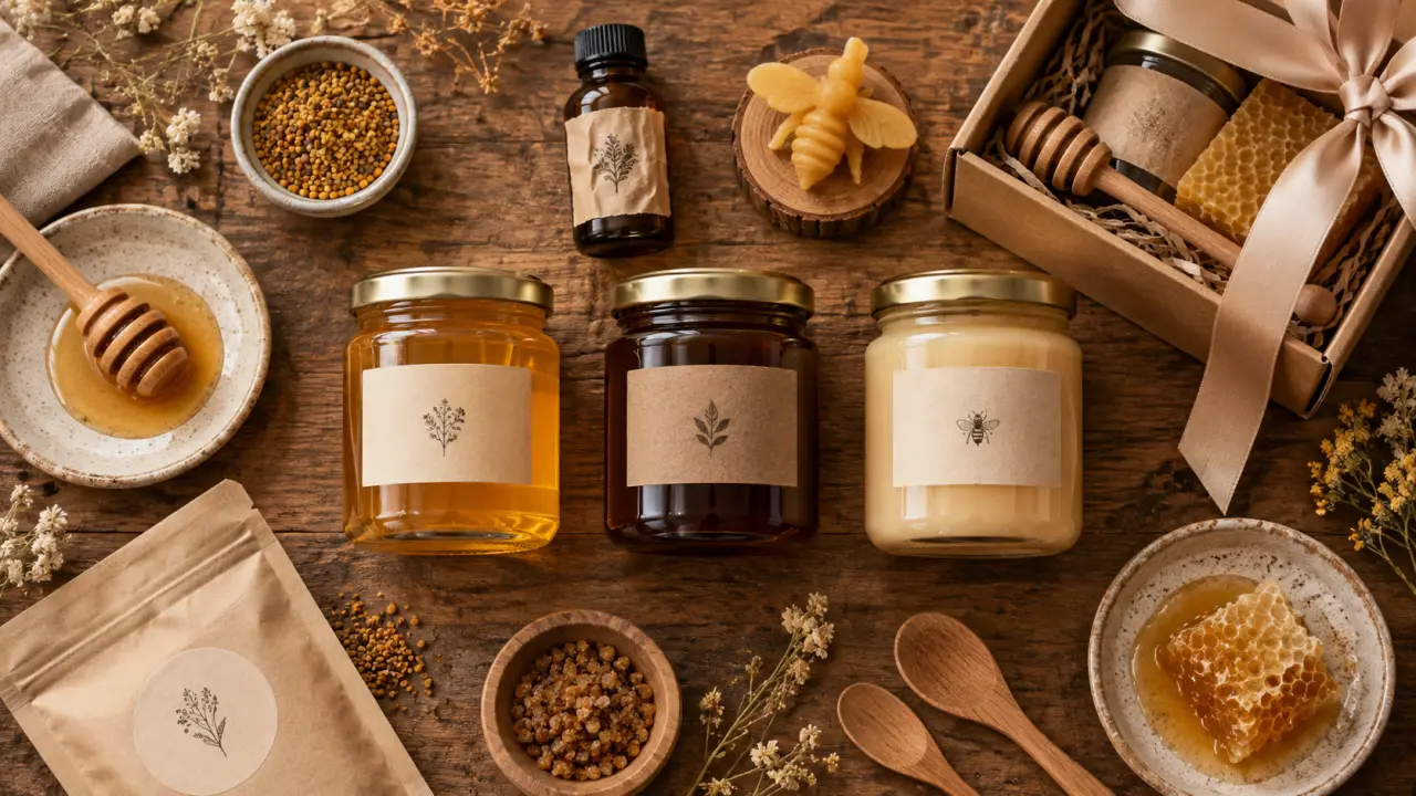 Famille mary bordeaux : pots de miel et coffret cadeau en boutique