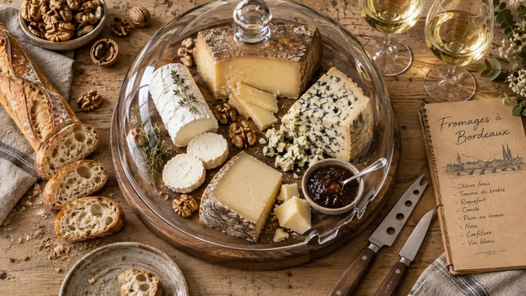 Fromages bordeaux pour apéritif en fromagerie à Bordeaux