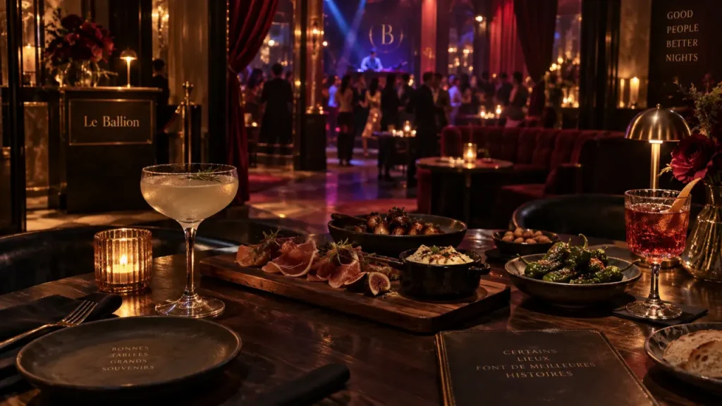Le ballion - resto & bar dansant à Bordeaux : tapas, cocktails et DJ
