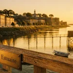 Carrelet et maisons de pierre blonde, Les plus beaux villages de l'estuaire de la Gironde