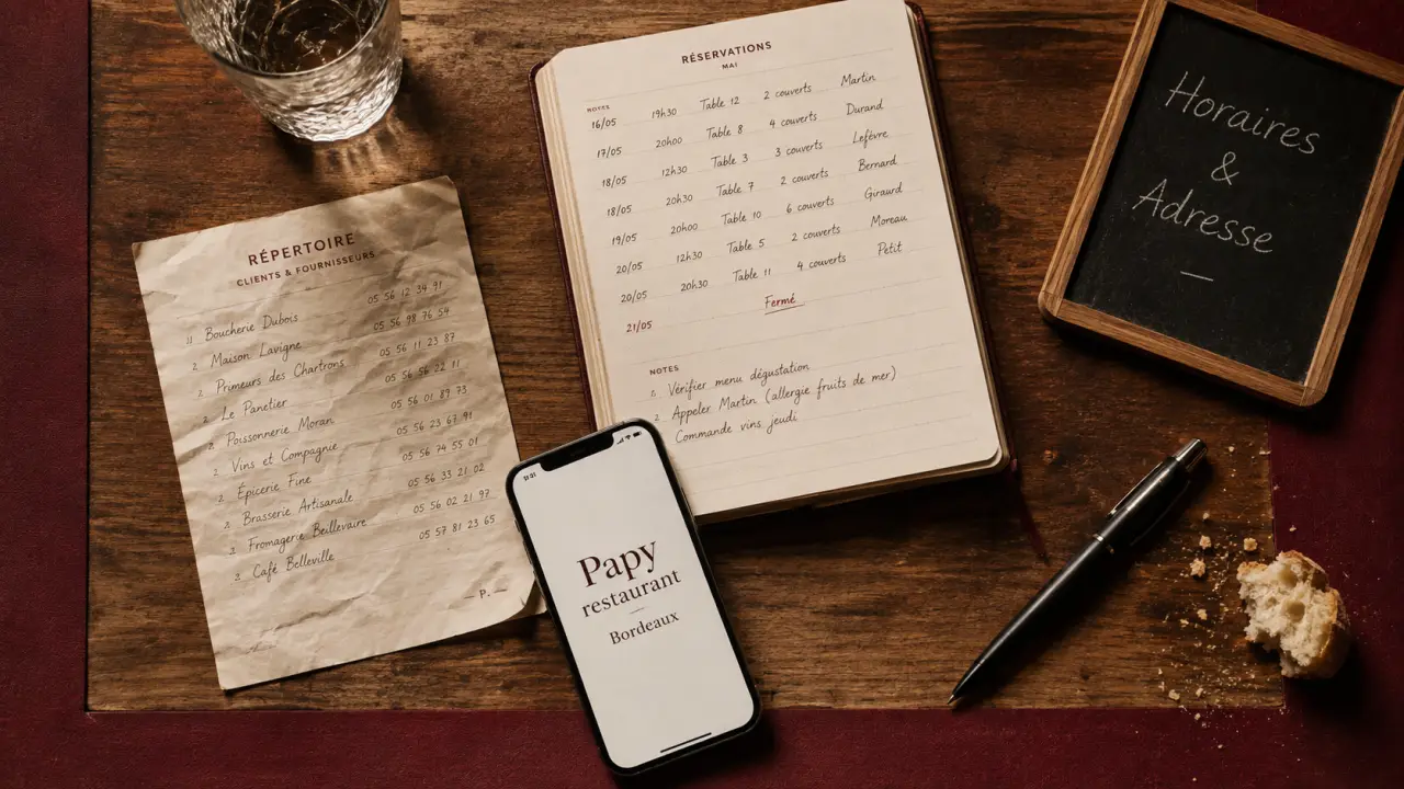 Papy restaurant Bordeaux : vérifier avant de réserver