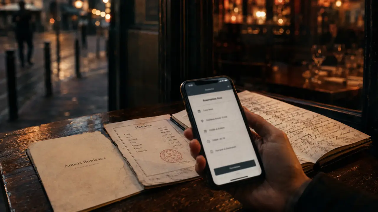 restaurant amicis bordeaux : réserver et horaires pour éviter les mauvaises surprises