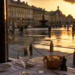Restaurant le gabriel bordeaux à la Place de la Bourse, dîner face aux reflets de l’eau