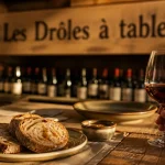 Restaurant les droles bordeaux : table du Sud-Ouest, vue dorée