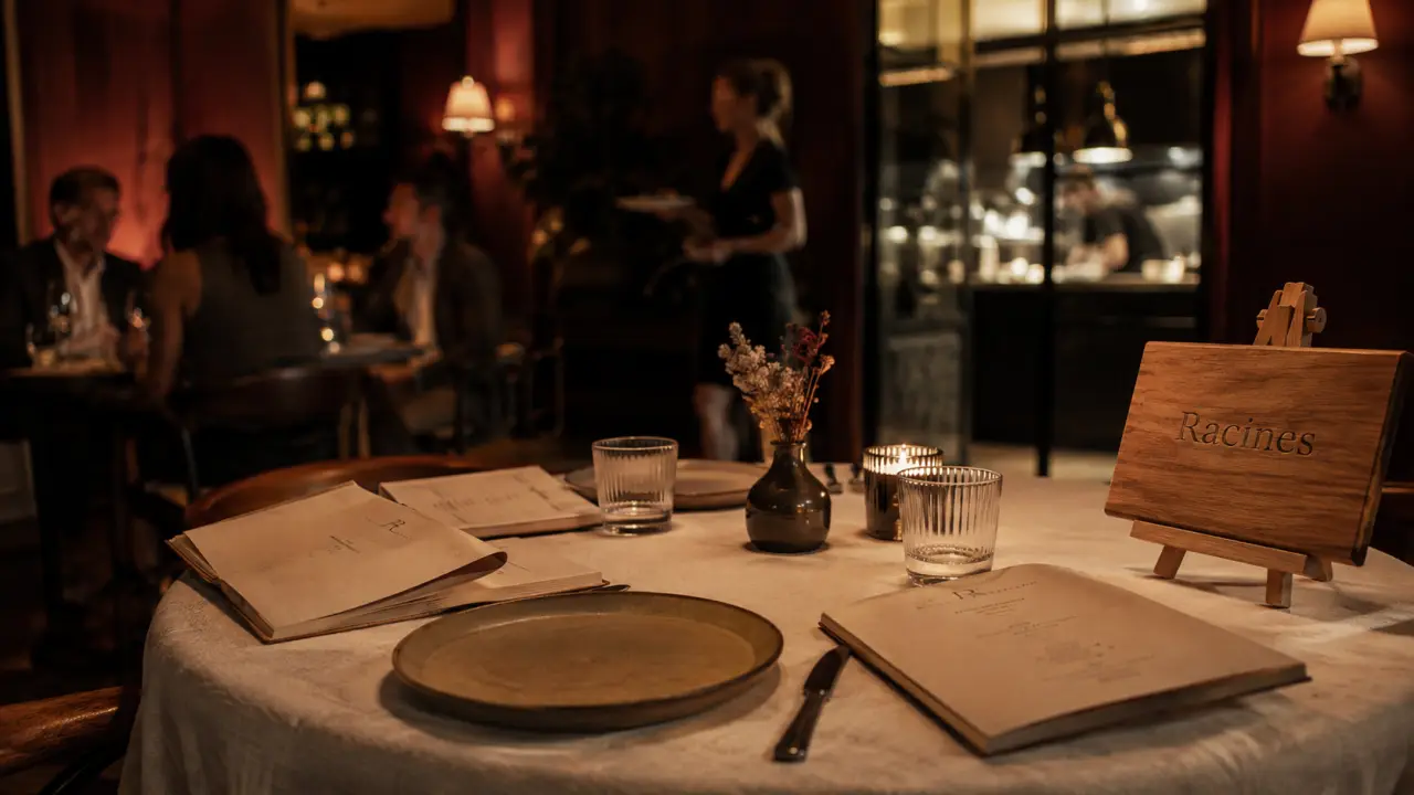 Restaurant racine bordeaux : salle du restaurant Racines à Bordeaux