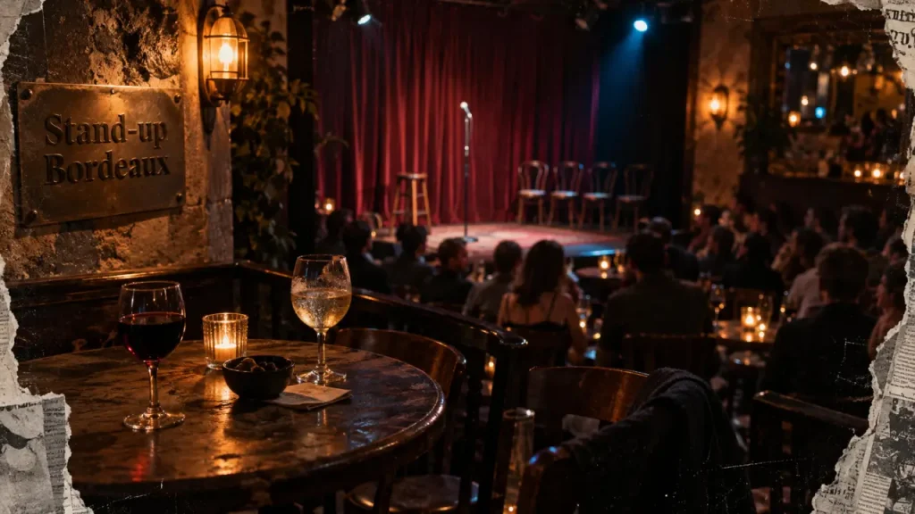 Comedy club Bordeaux : scène, micro et public pour stand-up