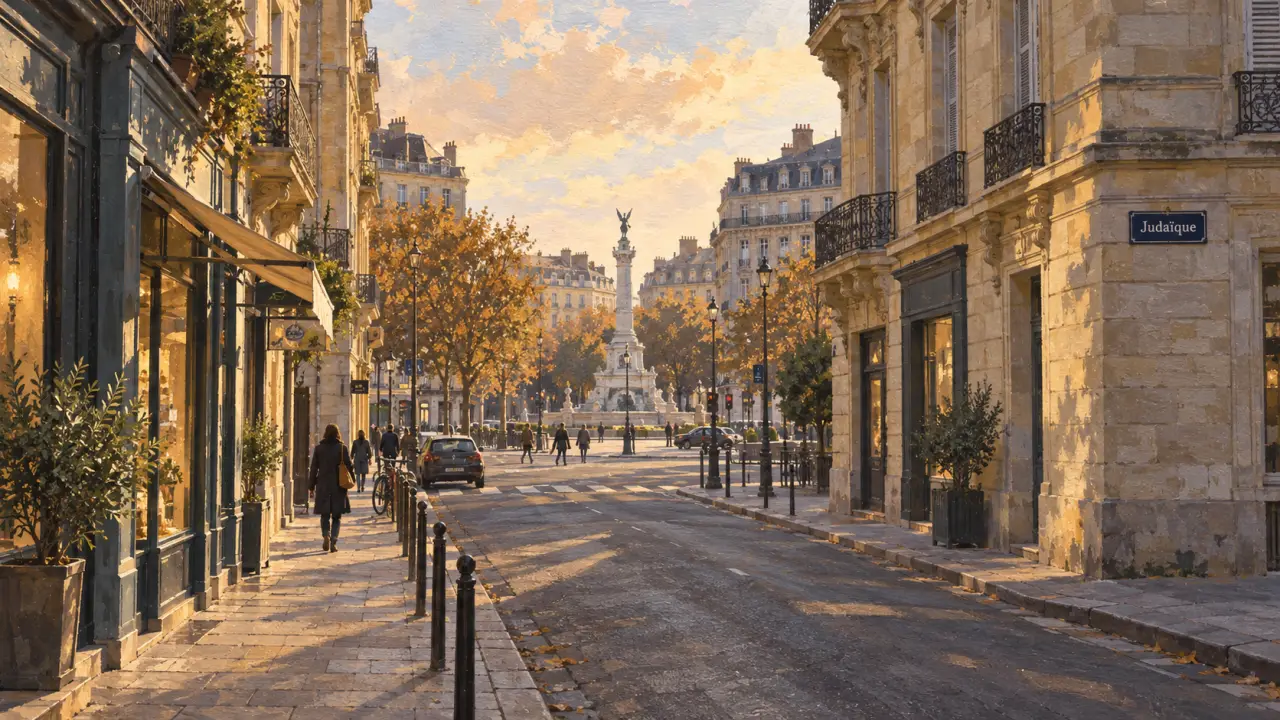 Rue Judaïque à Bordeaux, quartier judaique bordeaux entre Gambetta et boulevards
