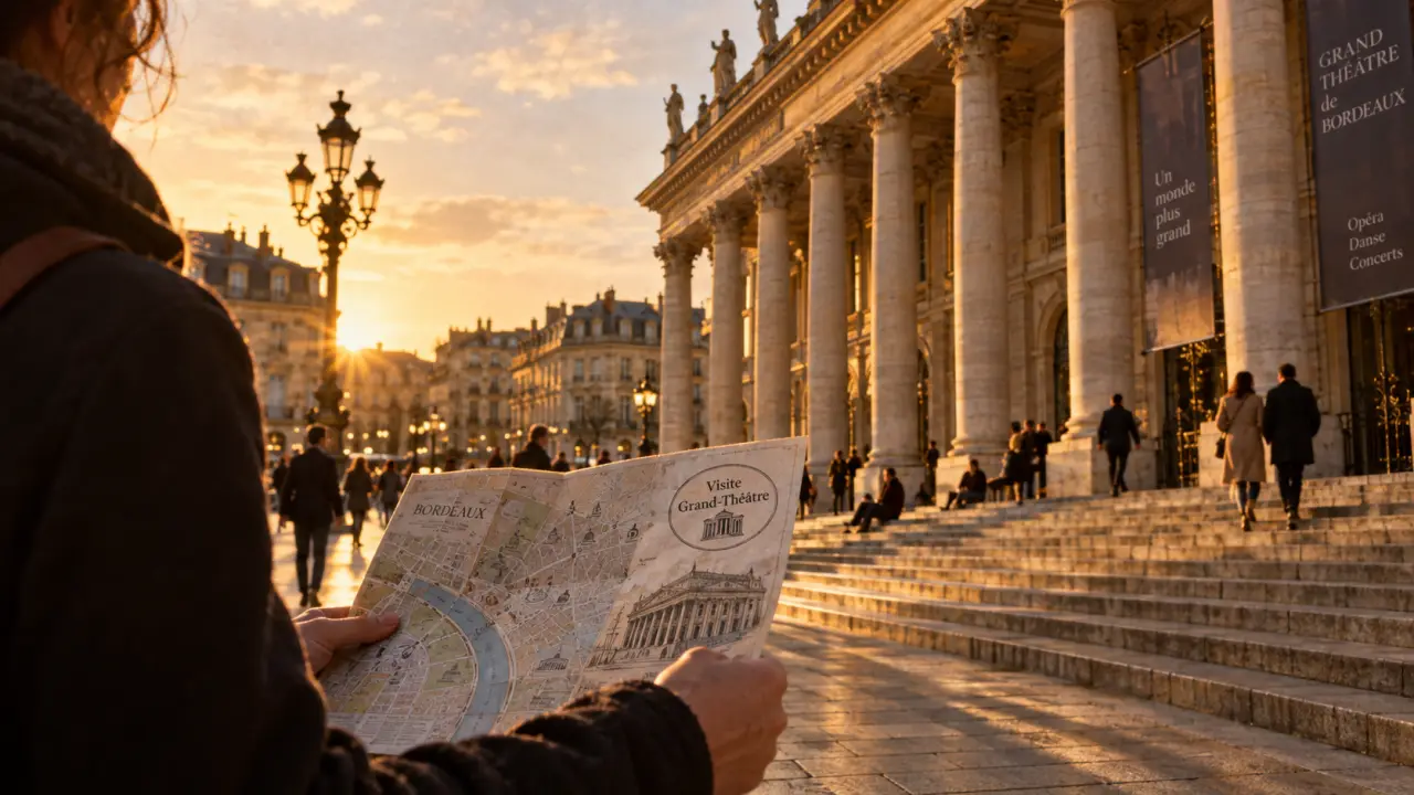 Visiter opera bordeaux : Grand-Théâtre et guide à la place de la Comédie